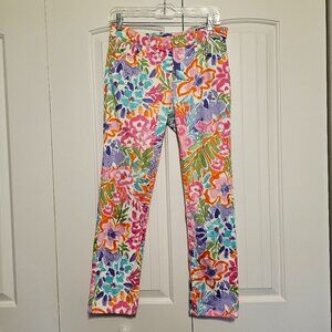 Women's‎ Lauren Ralph Lauren Petite Floral Watercolor Stretch Pants Size 6P